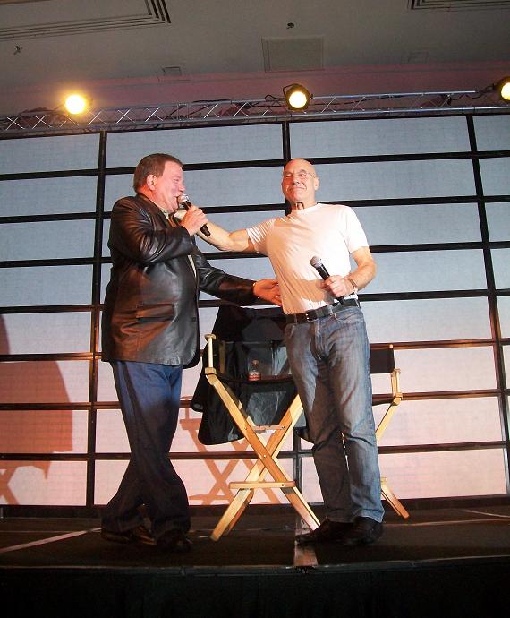 William Shatner & Sir Patrick Stweart Poking Fun! William Shatner & Sir Patrick Stweart Poking Fun!