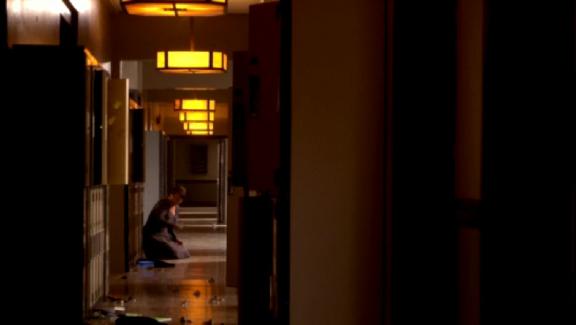 Caprica S1x05 Sister Clarice Slumps After Raid Caprica S1x05 Sister Clarice Slumps After Raid