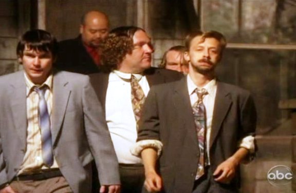 Happy Town - At the Sheriffs station accusations in suits Happy Town - At the Sheriffs station accusations in suits