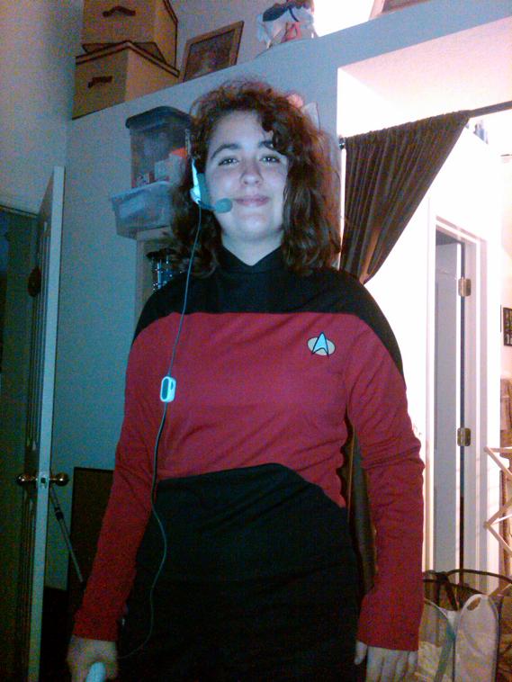 For VulcanCon 2010 Allie as Wesley Crusher For VulcanCon 2010 Allie as Wesley Crusher