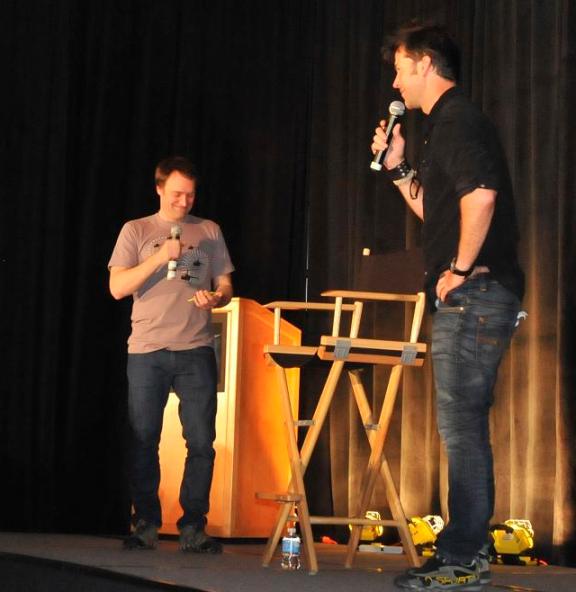 2010 VanCon - Joe Flanigan and David Hewlett