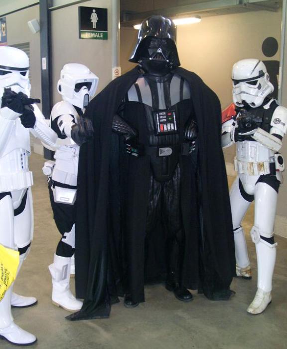 Darth Vader and Storm Troopers