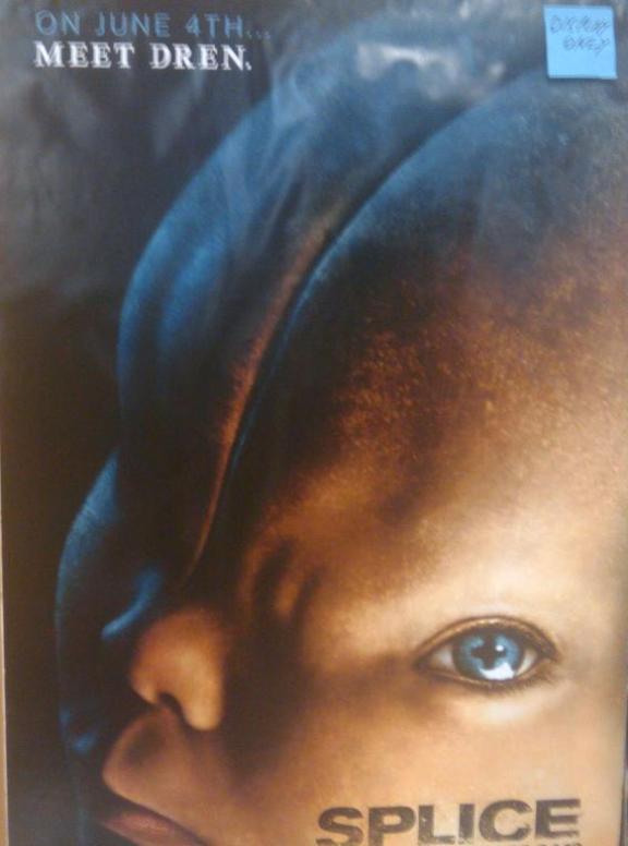 Dren poster from new movie Splice at PHXCC
