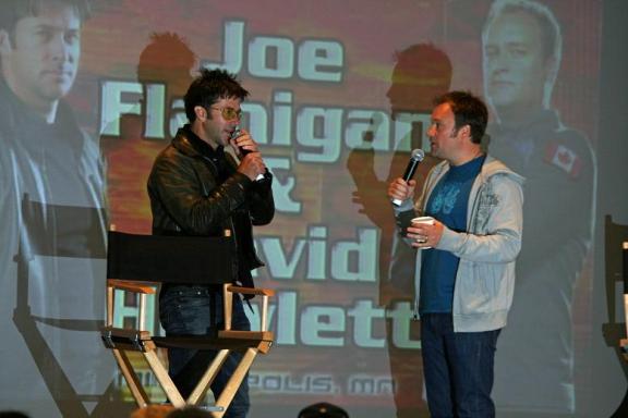 Joe Flanigan and David Hewlett reunite at MinCon!