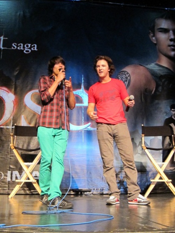 Kiowa Gordan and Michael Welch Eclipse LA 2010!