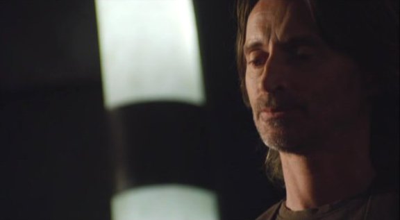 SGU S1x12 Divided Robert Carrlyle as Dr. Rush