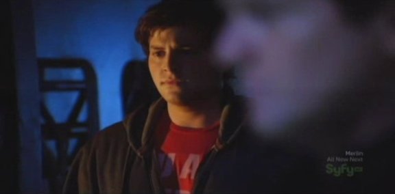 SGU S1x14 Human - David Blue as Eli looks concerned