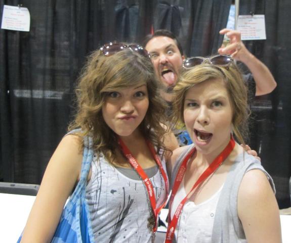 MeaganSue, Wil Wheaton & Elissa at Phoenix Comicon!